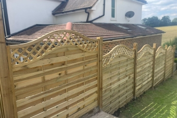 An image of a new fence in Croydon