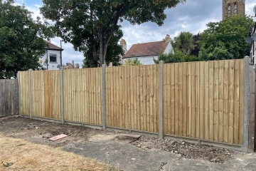 A brand new fence in Croydon