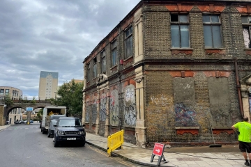 A graffiti removal project in Croydon